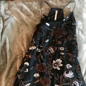 Floral halter dress